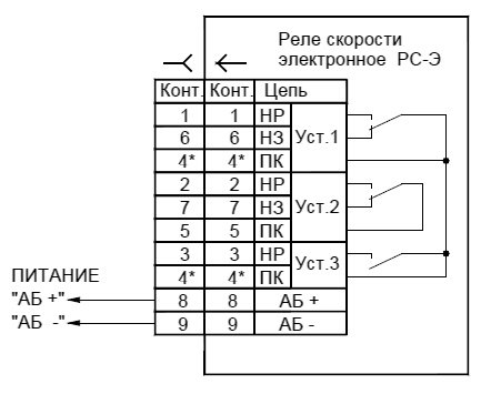 "Схема соединения РС-Э-1"
