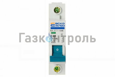 Выключатель УКРЕМ ВА-2001 1р 40А АсКо фото 1